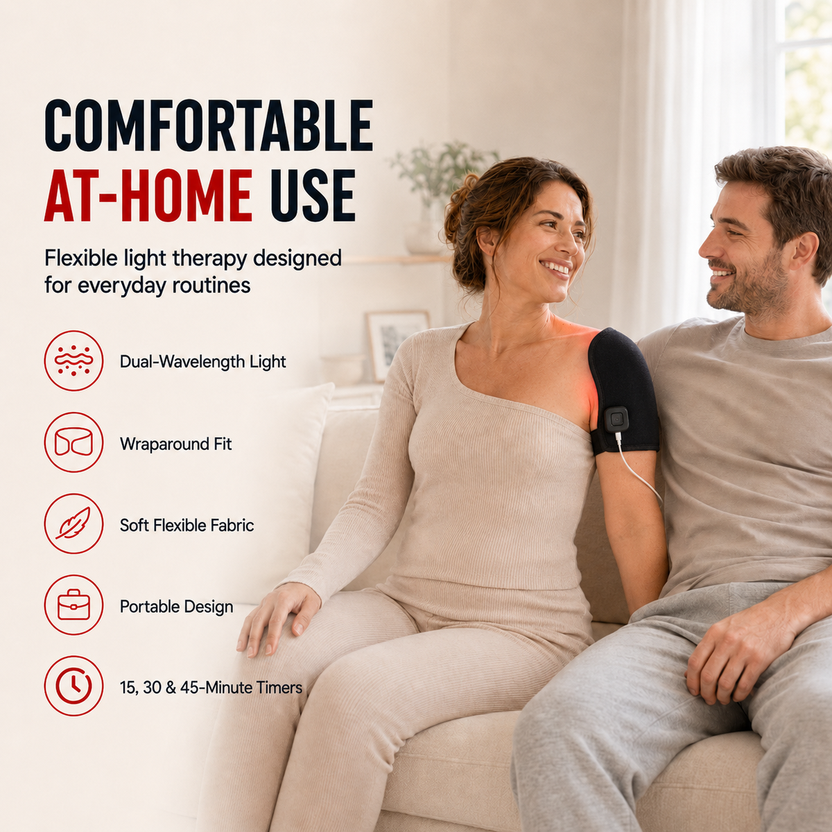 Red Light Near Infrared Therapy Belt for Back, Waist, and Body™