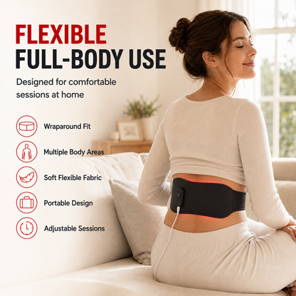 Red Light Near Infrared Therapy Belt for Back, Waist, and Body™